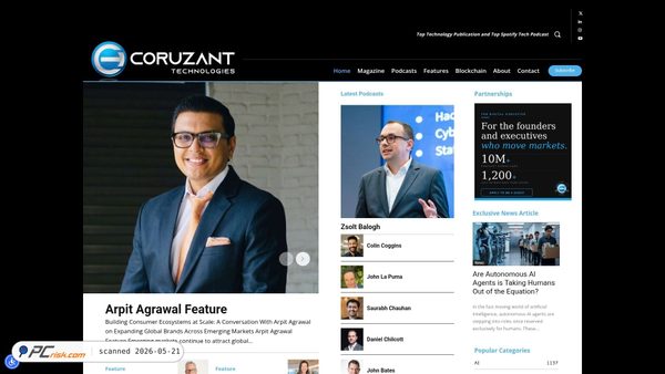 coruzant.com screenshot