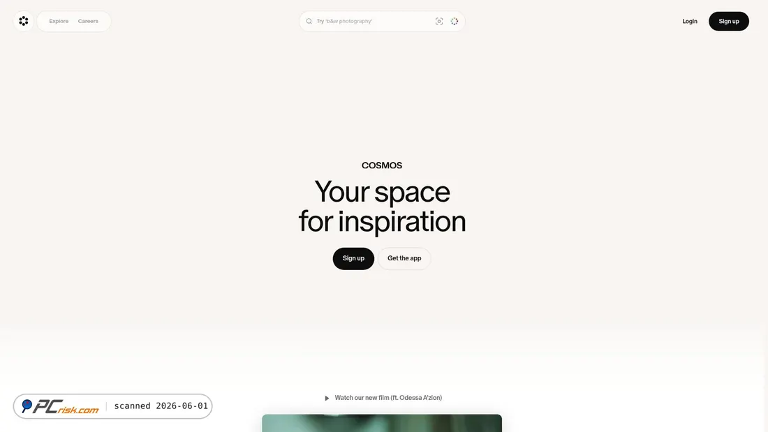 Screenshot of cosmos.so