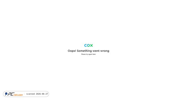 cox.net screenshot