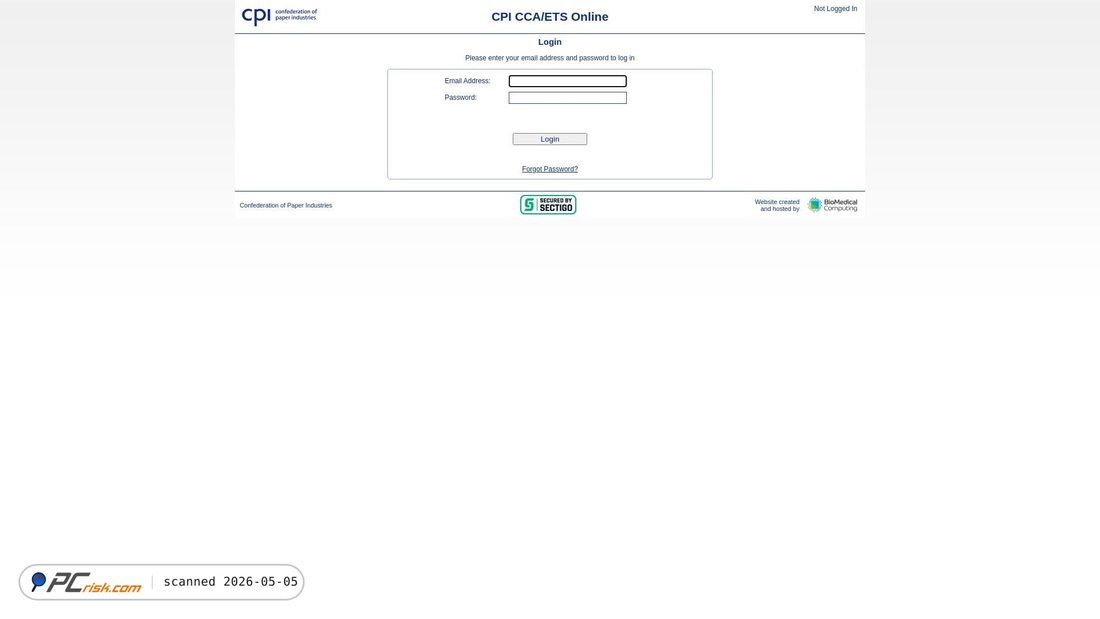 Screenshot von cpi-paper.co.uk