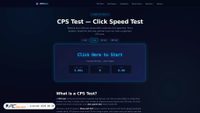cpsclickspeedtest.com screenshot