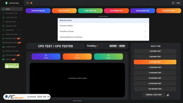 cpstest.org screenshot