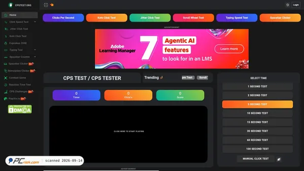 cpstest.org Screenshot