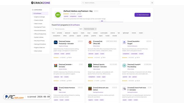 crackzone.cc screenshot
