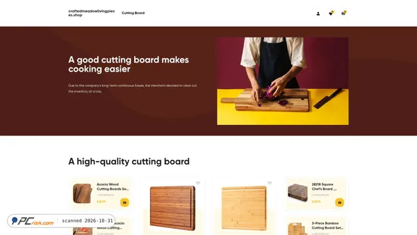 craftedmeadowlivingpieces.shop Screenshot