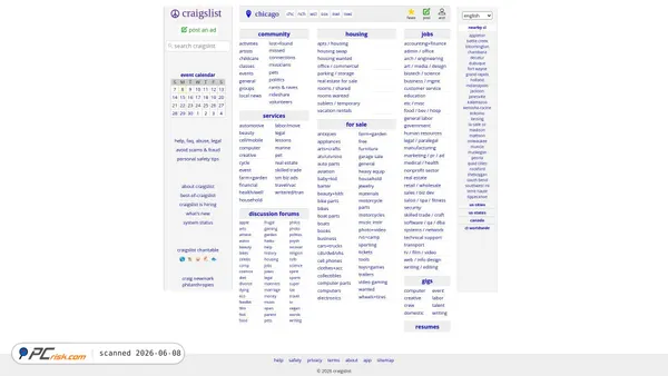 craigslist.org screenshot