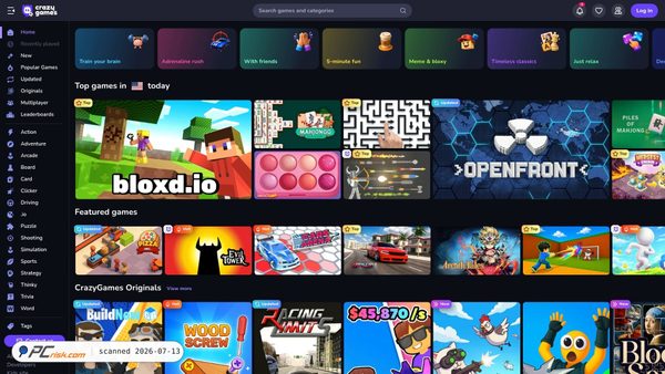 crazygames.com screenshot