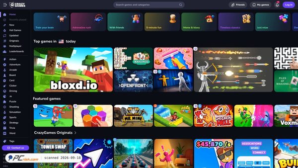 crazygames.com screenshot