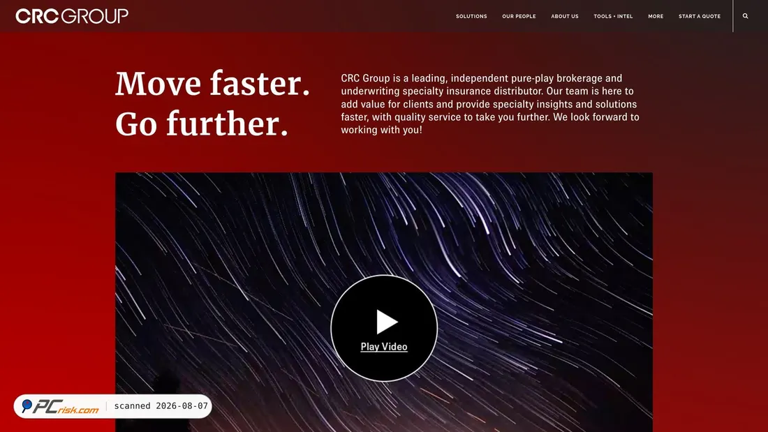 Screenshot of crcgroup.com