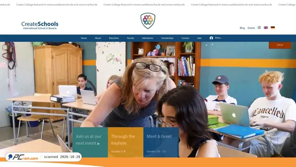 createschools.de Screenshot