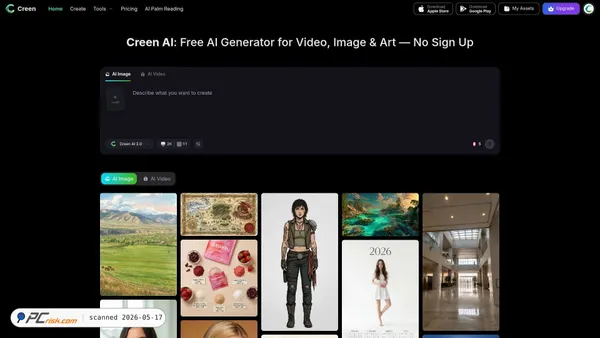 creen.ai screenshot
