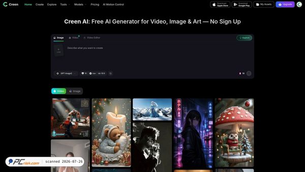 creen.ai screenshot