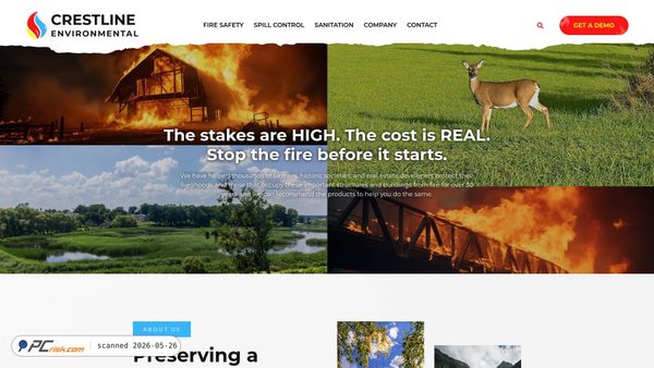 crestlineenvironmental.com screenshot