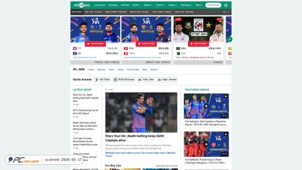 cricbuzz.com screenshot