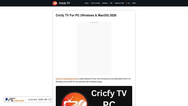 cricfy.net screenshot