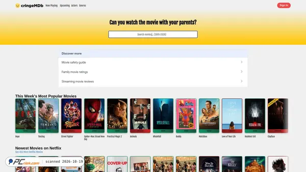 cringemdb.com Screenshot
