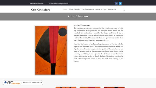 criscristofaro.com screenshot