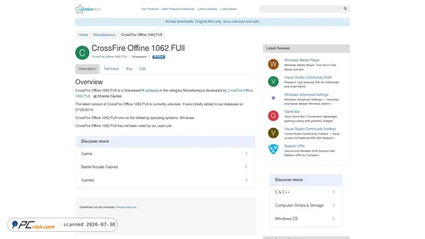 crossfire-offline-1062-full.updatestar.com screenshot