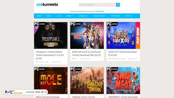 crotorrents.com screenshot