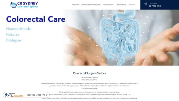crsydney.com.au screenshot