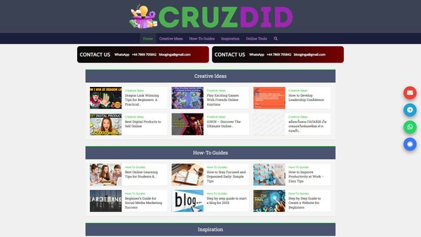 cruzdid.com screenshot