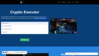 Captura de ecrã de crypticexecutor.com