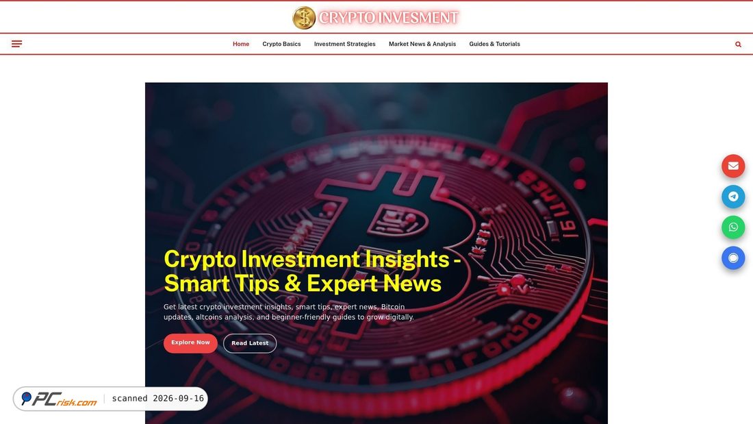 Screenshot of cryptoinvesment.com