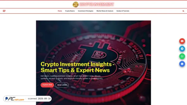 cryptoinvesment.com screenshot