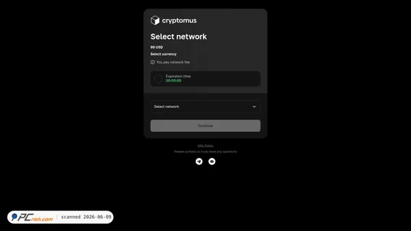 cryptomus.today screenshot