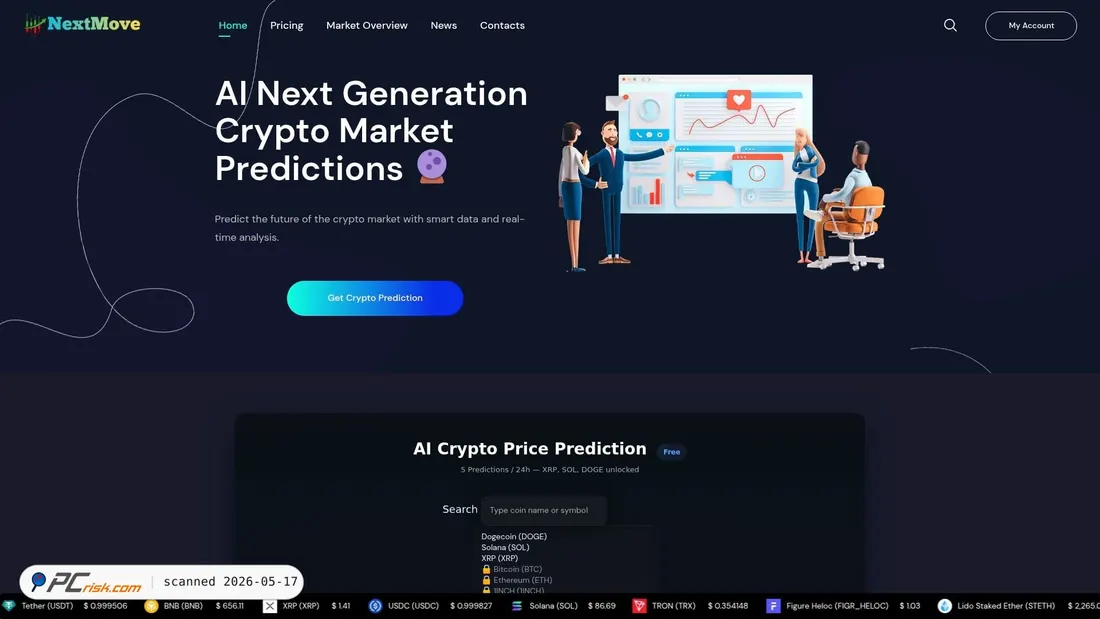 Screenshot of cryptonextmove.online