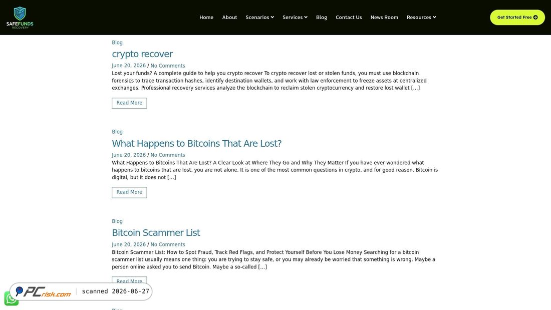 Screenshot of cryptorecoveryneeds.com