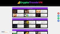 Zrzut ekranu cryptotrendsvn.com