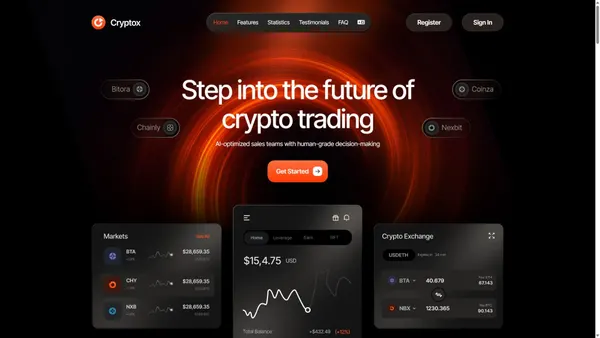 cryptox.ltd Screenshot