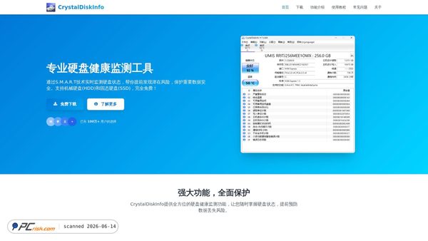 crystaldiskinfo.cn screenshot
