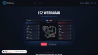 cs2-webradar.com screenshot