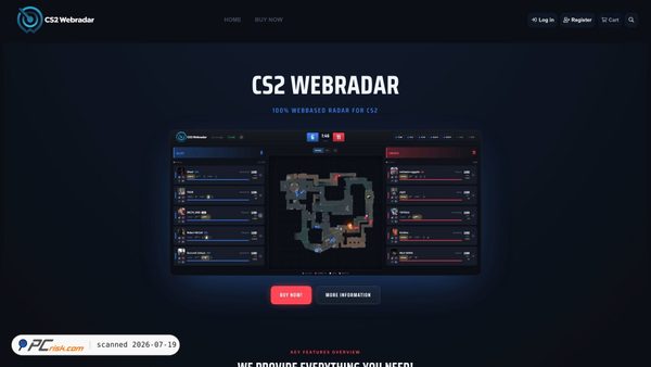 cs2-webradar.com screenshot