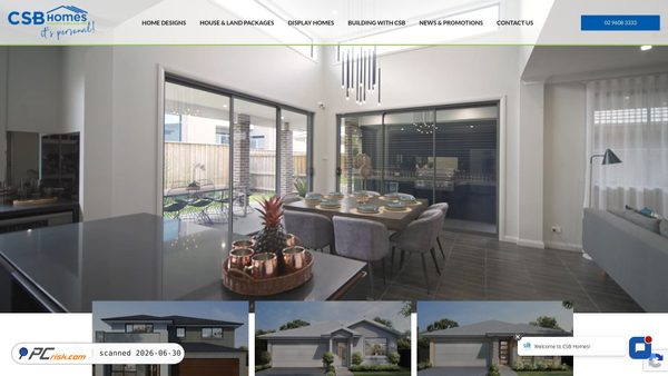csbhomes.com.au screenshot