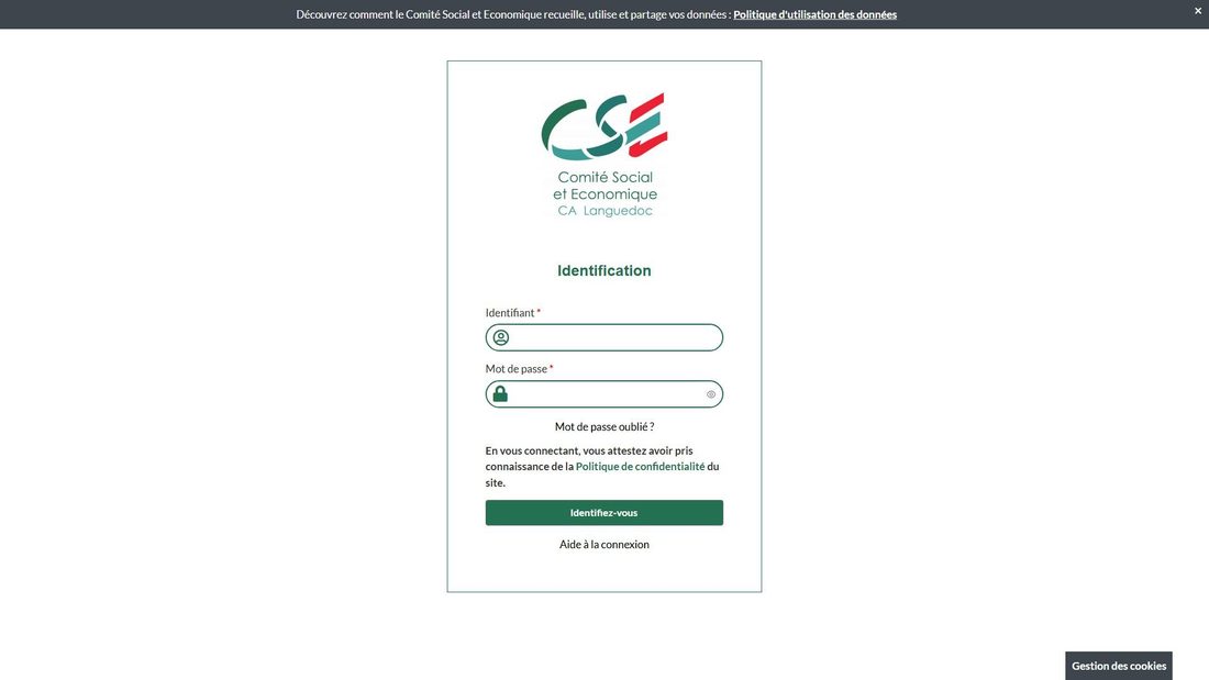 Screenshot of cse-ca-languedoc.fr