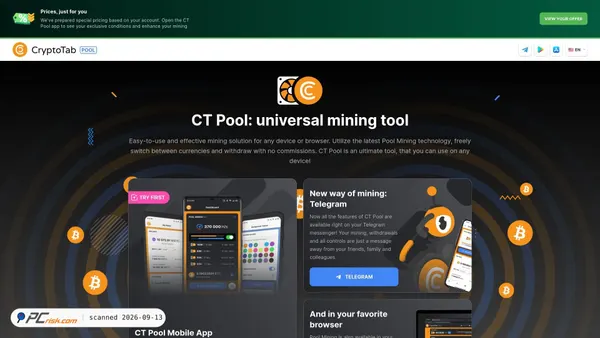 Zrzut ekranu ctpool.net