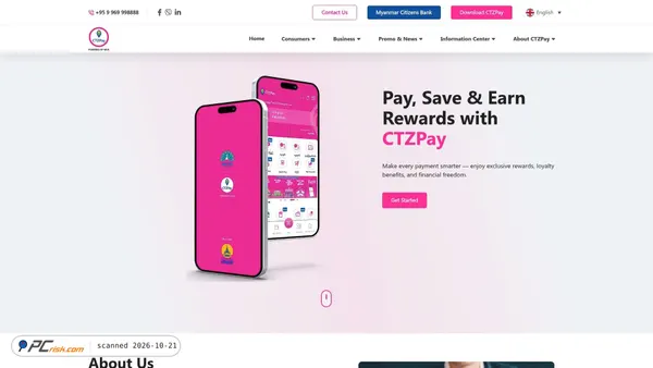 ctzpay.com screenshot