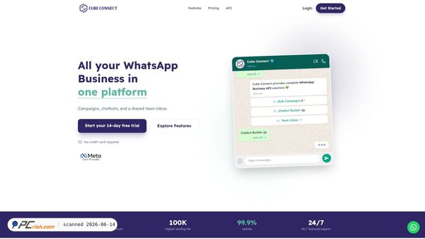 cubeconnect.io screenshot