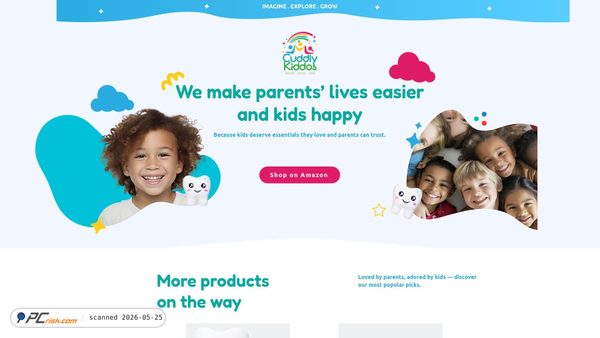 cuddlykiddos.com screenshot