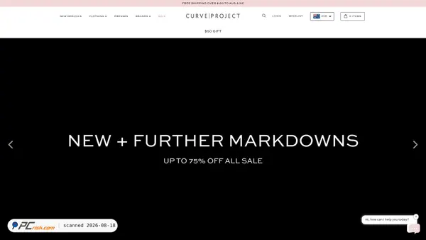curveproject.com.au screenshot