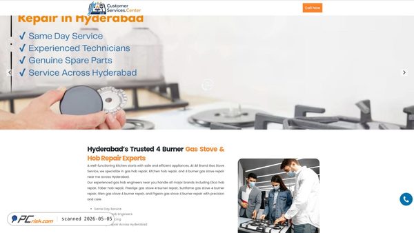 customerservices.center screenshot