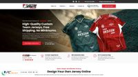 Zrzut ekranu customjerseys.co.uk