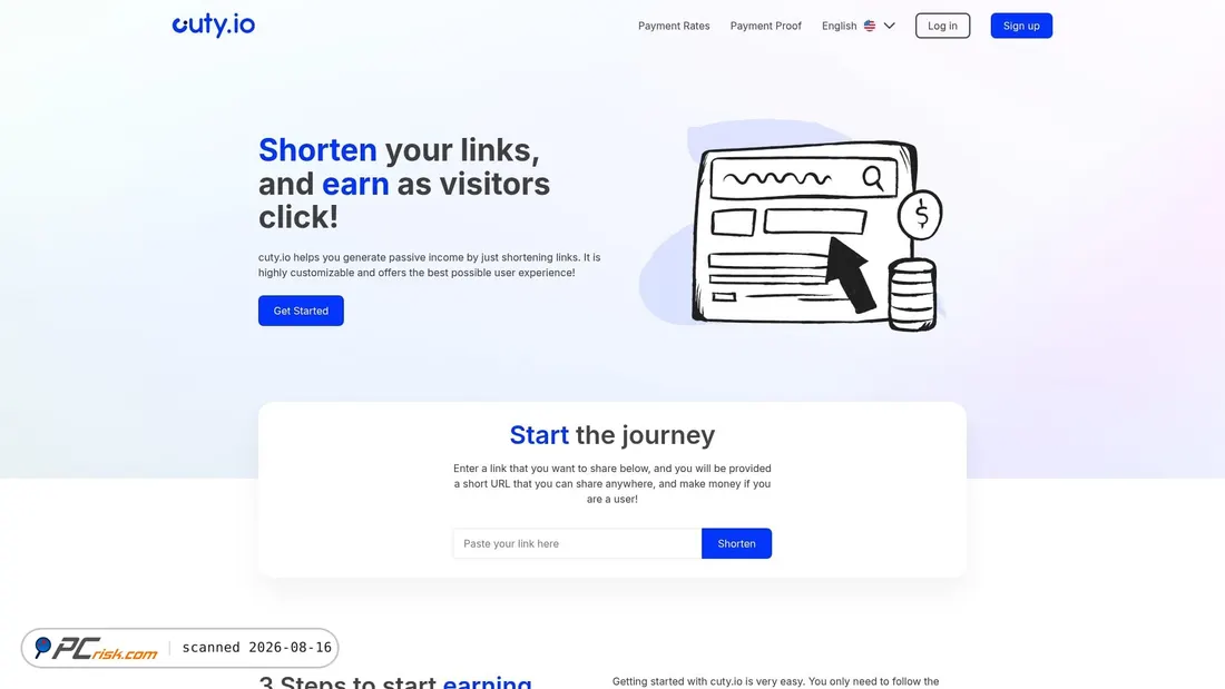 Screenshot of cuttty.com
