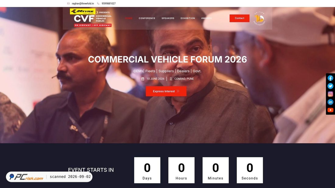 Captura de pantalla de cvforum.in