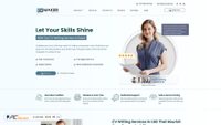 Screenshot di cvmaker.ae