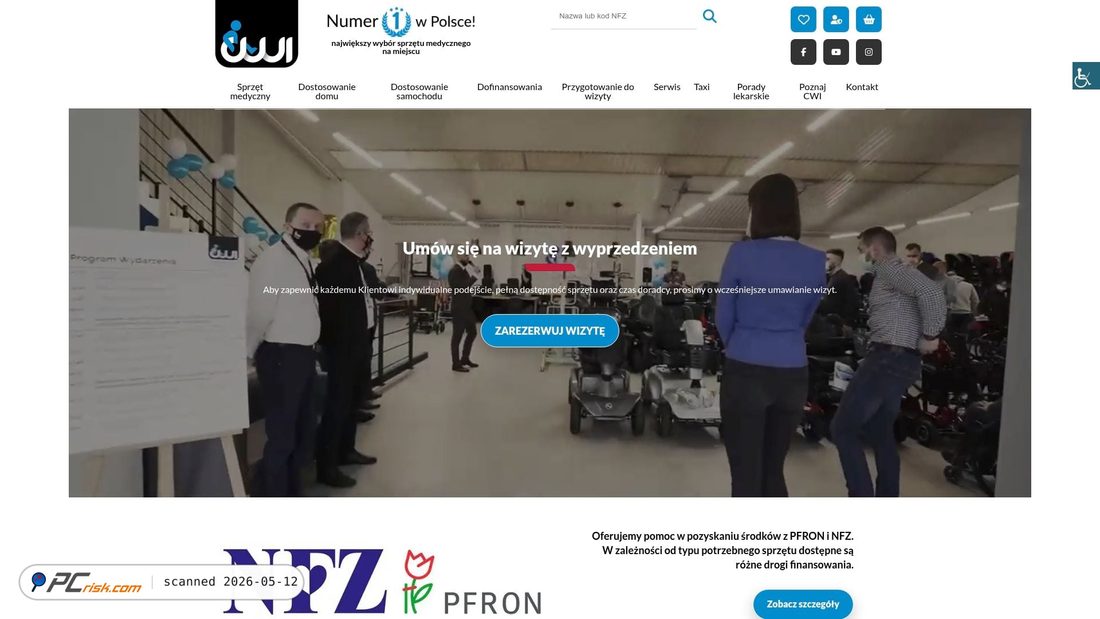 Screenshot van cwipolska.pl