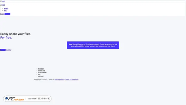 cyberfile.me screenshot